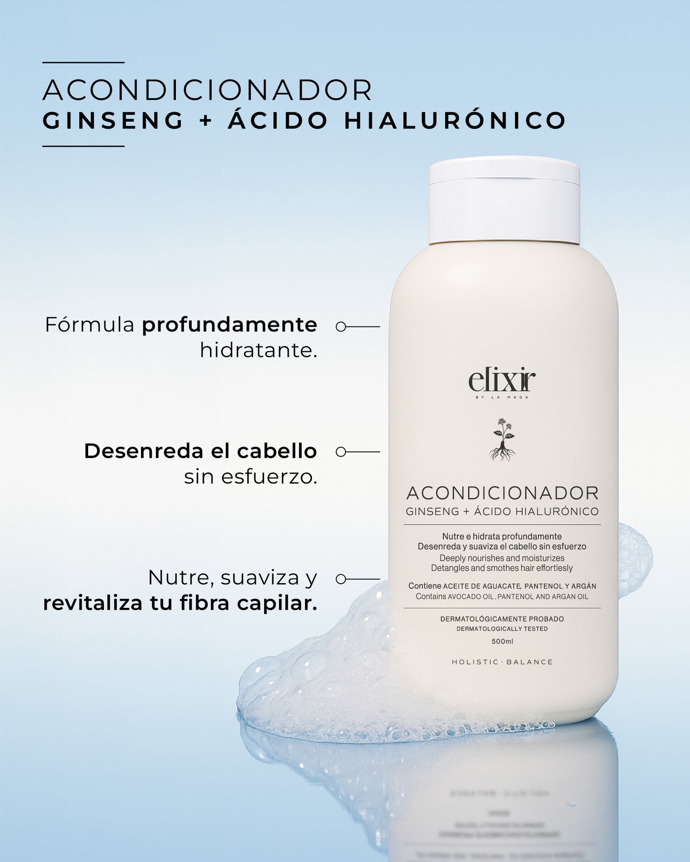 Acondicionador Ginseng + Ácido Hialurónico