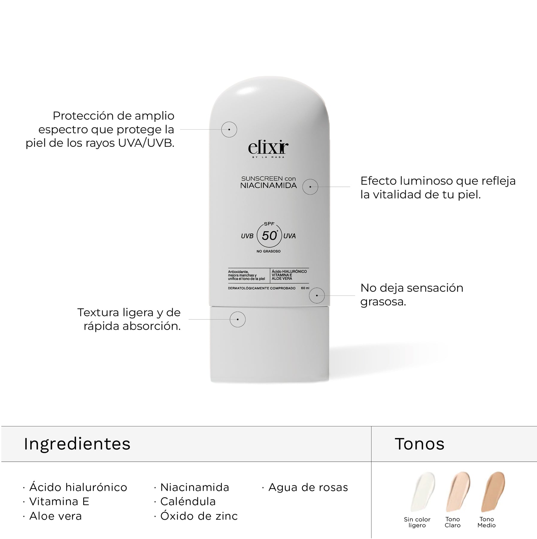 SUNSCREEN PROTECTOR SOLAR SPF 50 – Elixir by La Maga