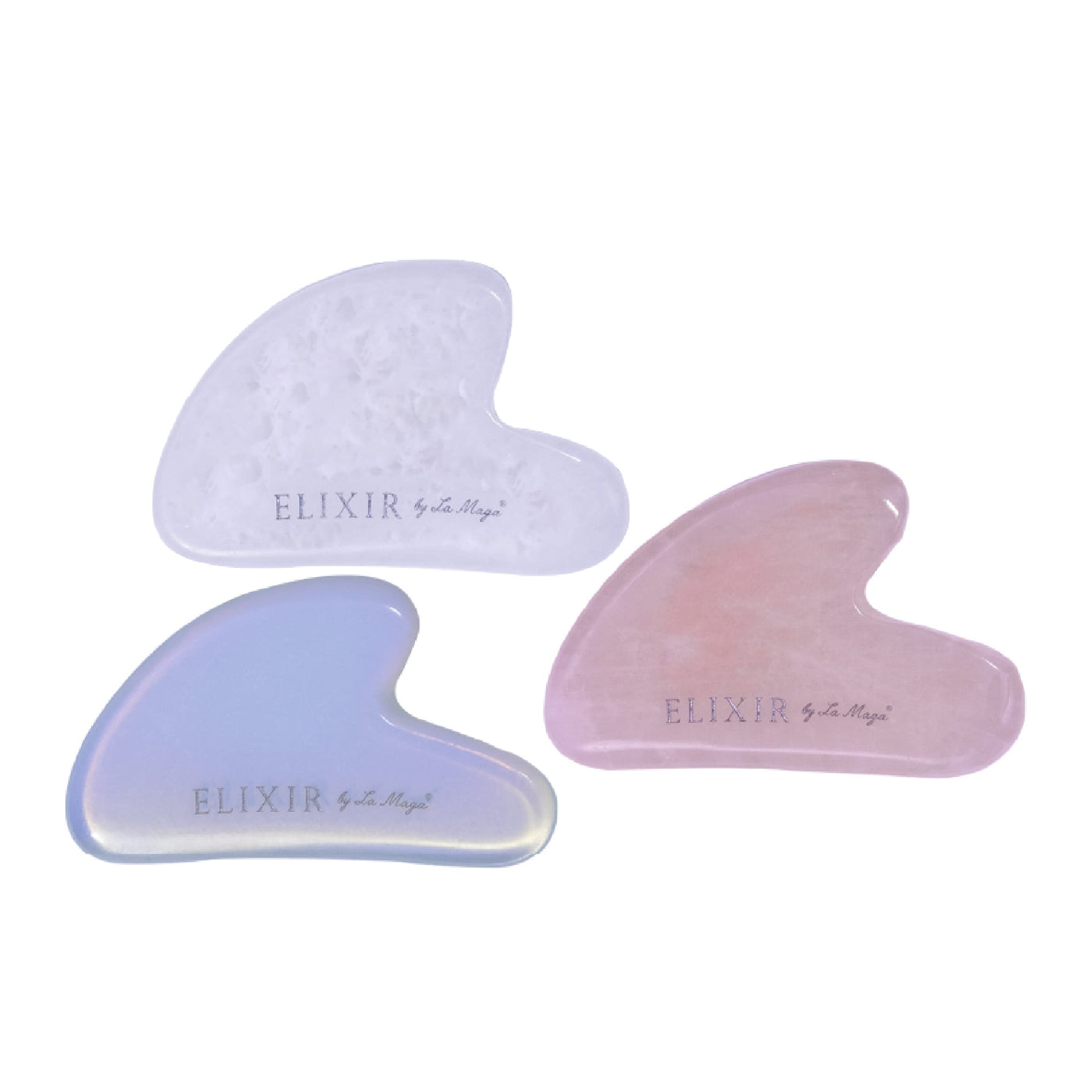 Gua Sha: piedra de belleza para masaje facial de Elixir - Elixir by La Maga